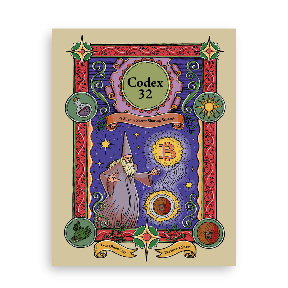 Codex32: Shamir Secret Sharing Scheme Book