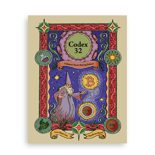 Codex32: Shamir Secret Sharing Scheme Book