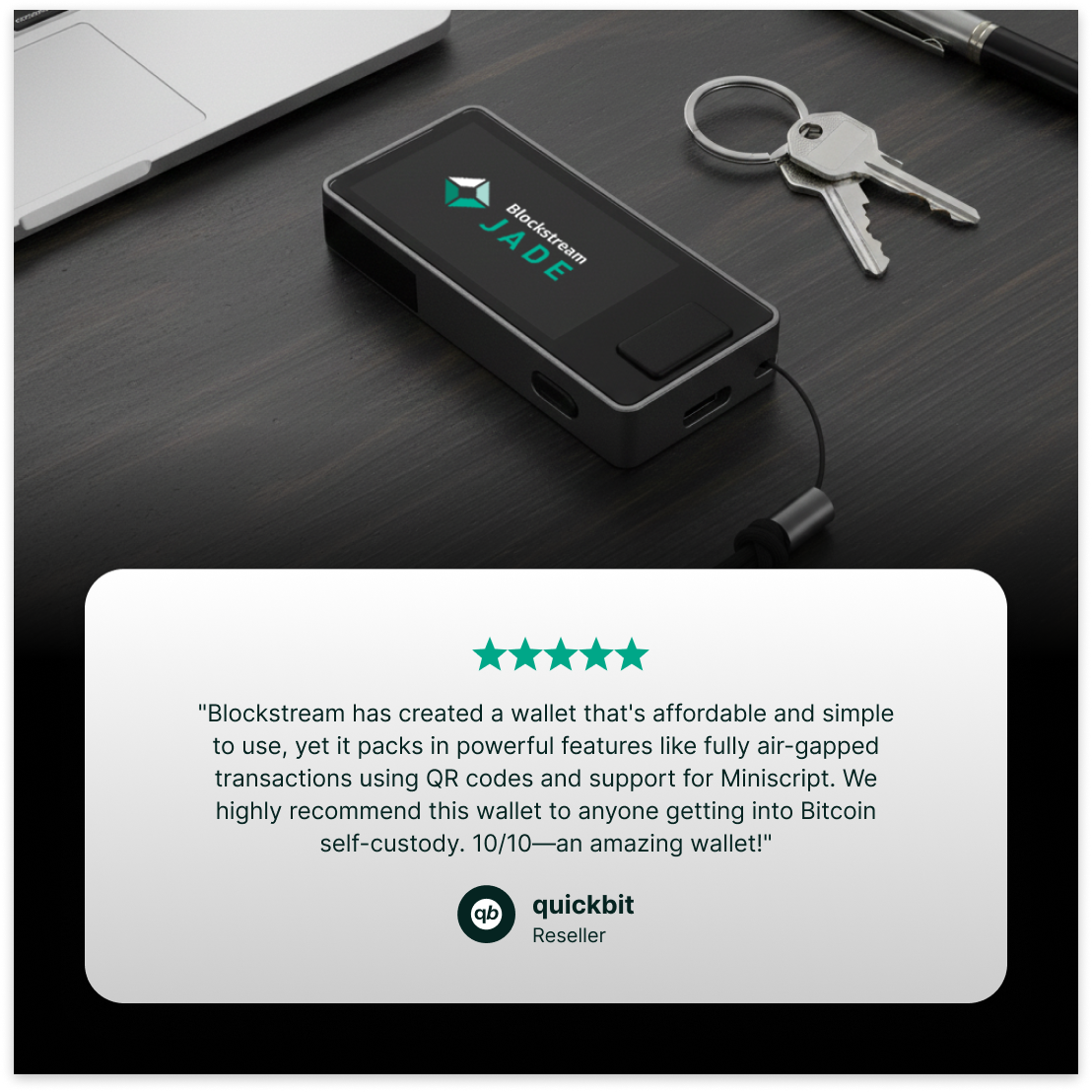 Blockstream Jade Plus Hardware Wallet - Ultimate Bitcoin Storage