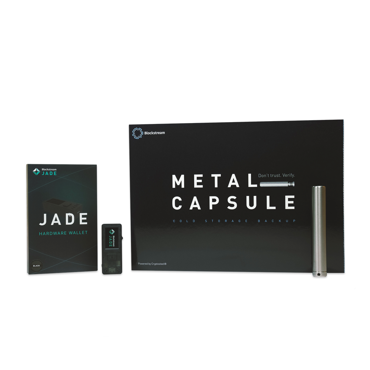 Blockstream Metal Blockstream Jade & Capsule Bundle