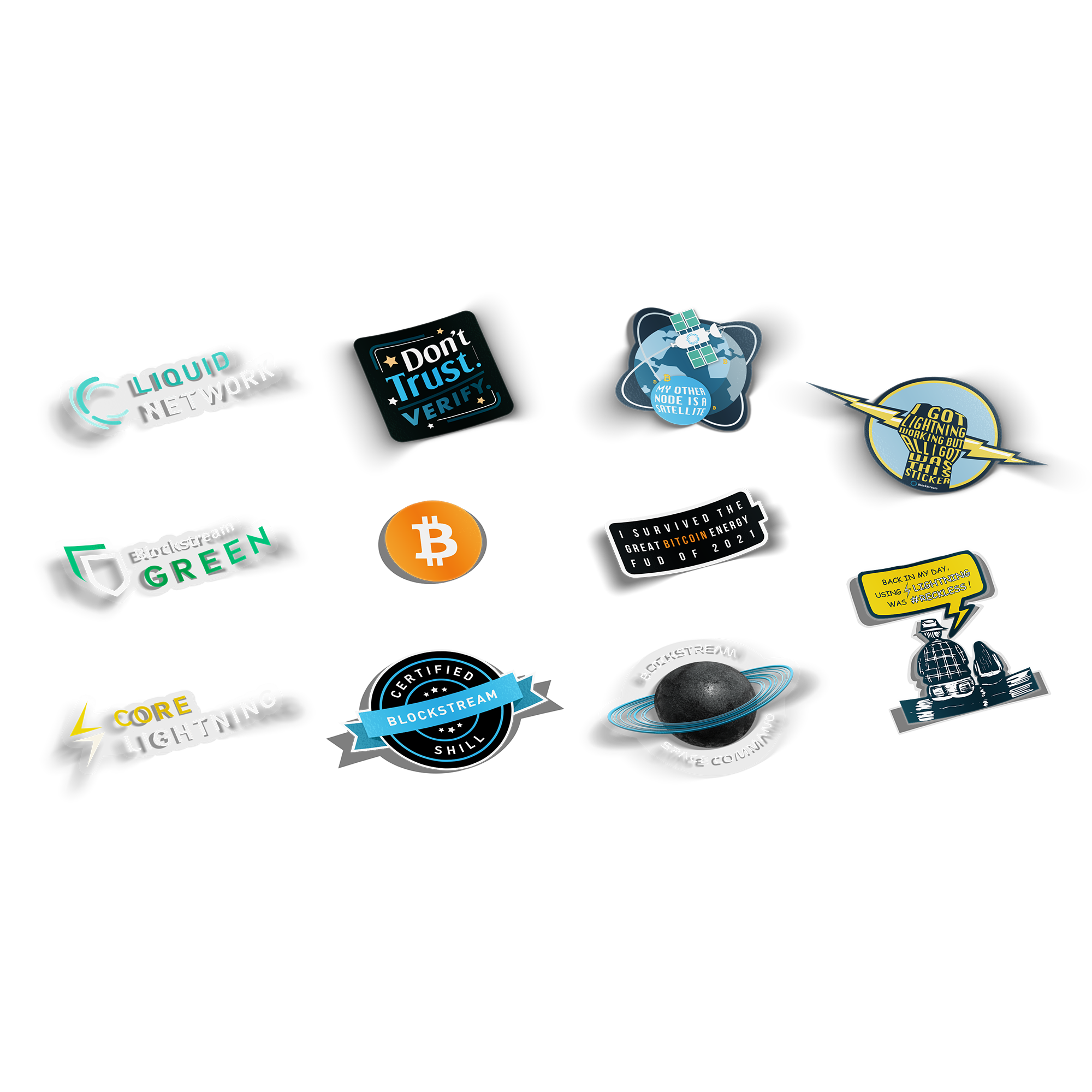 Bitcoin Sticker Bundle – Blockstream